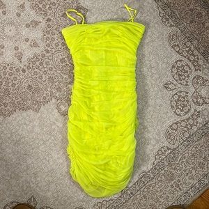 Aritzia Barton Neon Midi Dress